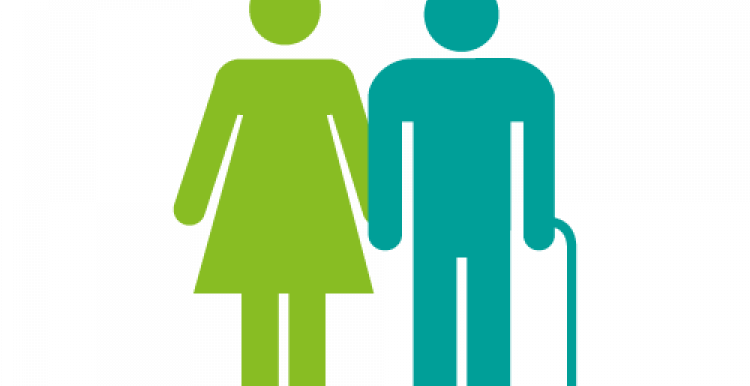 Nurse with older person