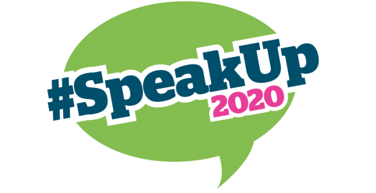#SpeakOut2020 logo #SpeakOut2020 logo