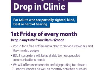 Sensory Support Drop in Clinic