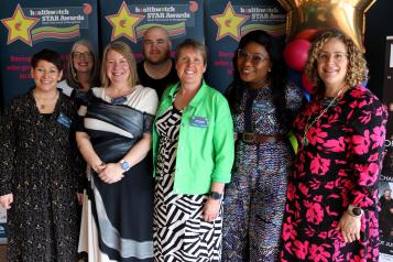 Members of the Healthwatch South Tees team at the STAR Awards