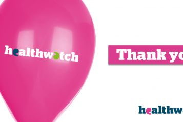 A Thank You message from Healthwatch Middlesbrough