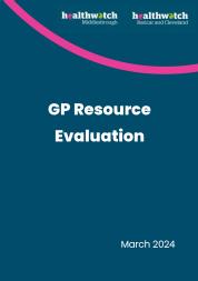 GP resource report front page