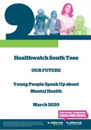 Healthwatch Young people's mental health Report front cover
