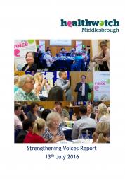Strengthening Voices report front cover